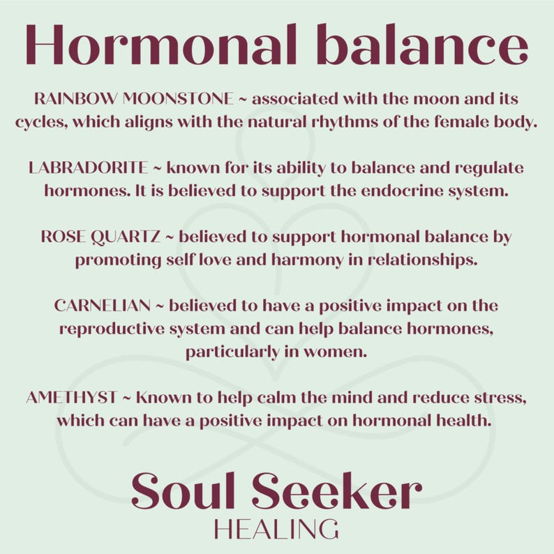 hormonal balance crystals