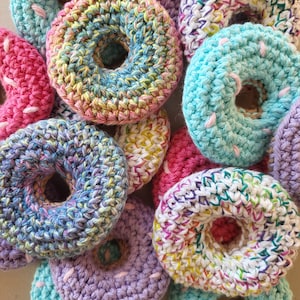 Crochet Donut Marble Pusher Fidgets