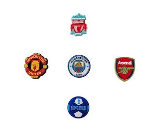 Shoe Charms For Crocs Jibbitz Premier League Soccer Football Decoration Sport - Freepost Australia