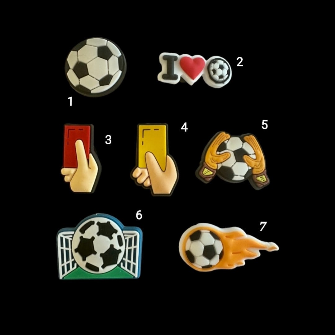 Croc Shoe Charms Croc Jibbitz SOCCER FOOTBALL FOOTIE Etsy Australia