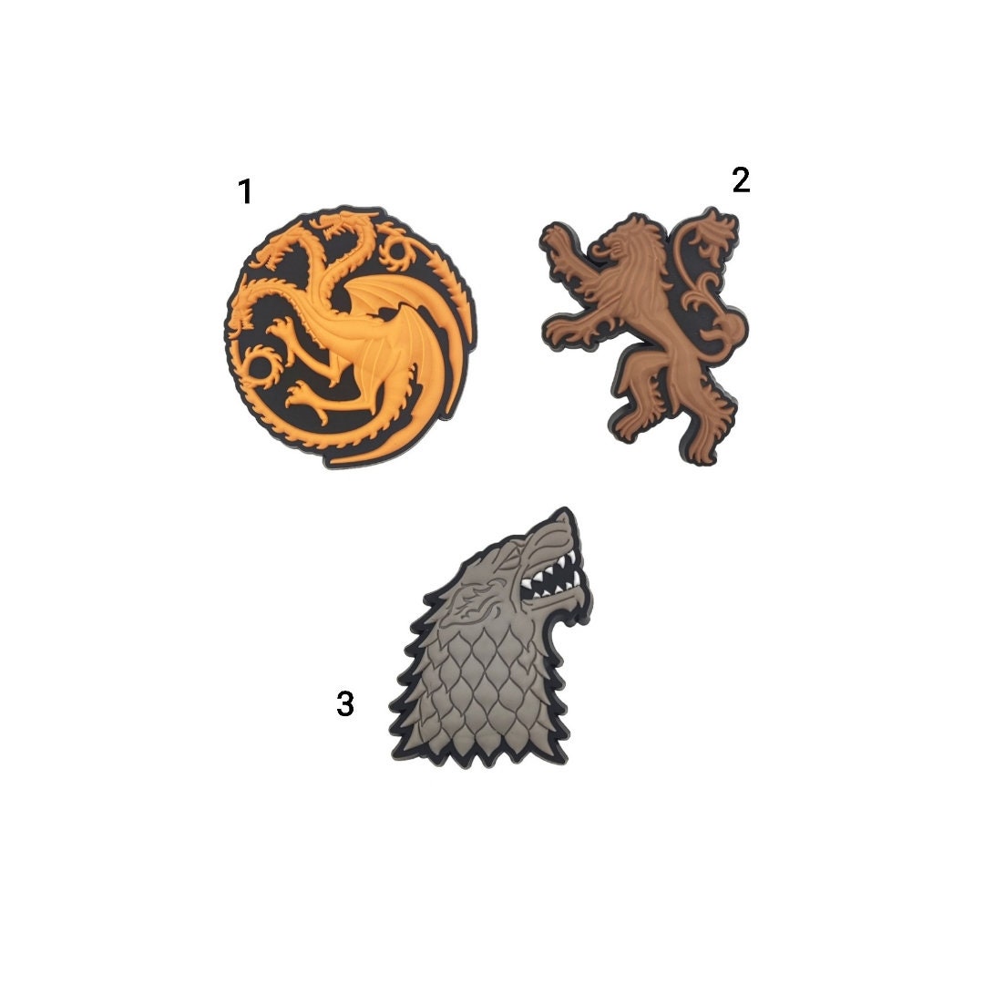 Croc Shoe Charms Croc Jibbitz DRAGONS MYSTICAL PVC Etsy