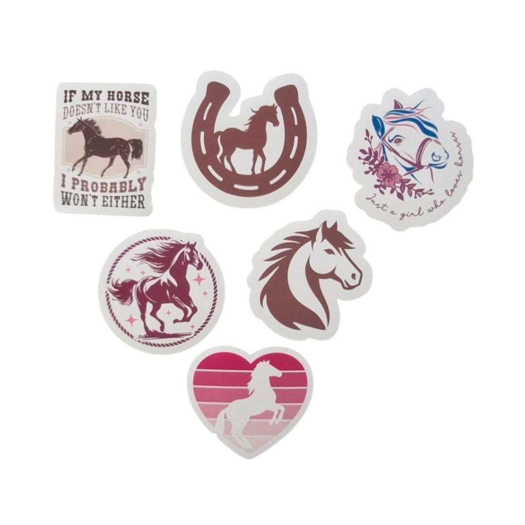 Horse Pony Stickers Decals Vinyl Waterproof Laptop Water Bottle Aussie ...