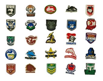 NRL Shoe Charms For Crocs NRL Rugby League Football Sports Footy Australia