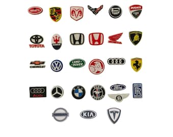 Shoe Charms for Crocs Car Logo Badge Brands Motorsport Racing Sports Cars