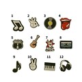 Shoe Charms for Crocs Music Guitar Record Cassette Piano Headphones product logo
