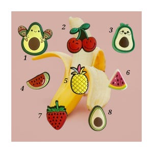 Fruity Croc Charms: PVC Jibbitz - Fruit Tutti
