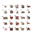 Shoe Charms for Crocs Pride Rainbow Unicorn Heart Love Peace Festival Dance product logo
