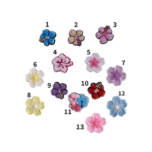 Shoe Charms for Crocs Hibiscus Flowers Blossom Summer Garden Floral
