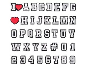 Shoe Charms For Crocs Alphabet Letters Numbers Word Initials Abc's Words