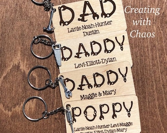 Daddy key chains
