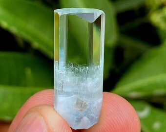 Topkwaliteit Sky Blue Diamond Cut Beëindigd Aquamarijn Kristal, Aquamarijn Specimen, Natuurlijk Aquamarijn, Ruw Aquamarijn, gewicht: 4,25 gram