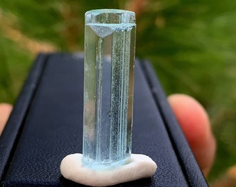 Natuurlijk aquamarijnkristal, stap beëindigd, rauwe aquamarijn, aquamarijn te koop, Shigar Skardu, gewicht: 3,78 gram