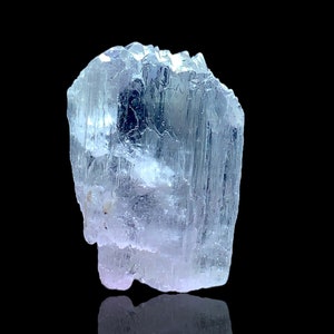 Etched Kunzite Crystal , Purple Kunzite , Kunzite Specimen , Raw Kunzite , Spodumene Hiddenite , Weight : 24.10 Grams