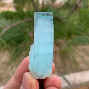 Aquamarine Crystal , Aquamarine Specimen , Aquamarine Gemstone , Healing Crystal , Jewelry Pendants ,   Weight : 24.64 Grams