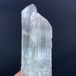 Natural Kunzite Crystal , Kunzite Gemstone , Kunzite Specimen , Raw Kunzite , Kunzite Form Afghanistan 127.5 Grams