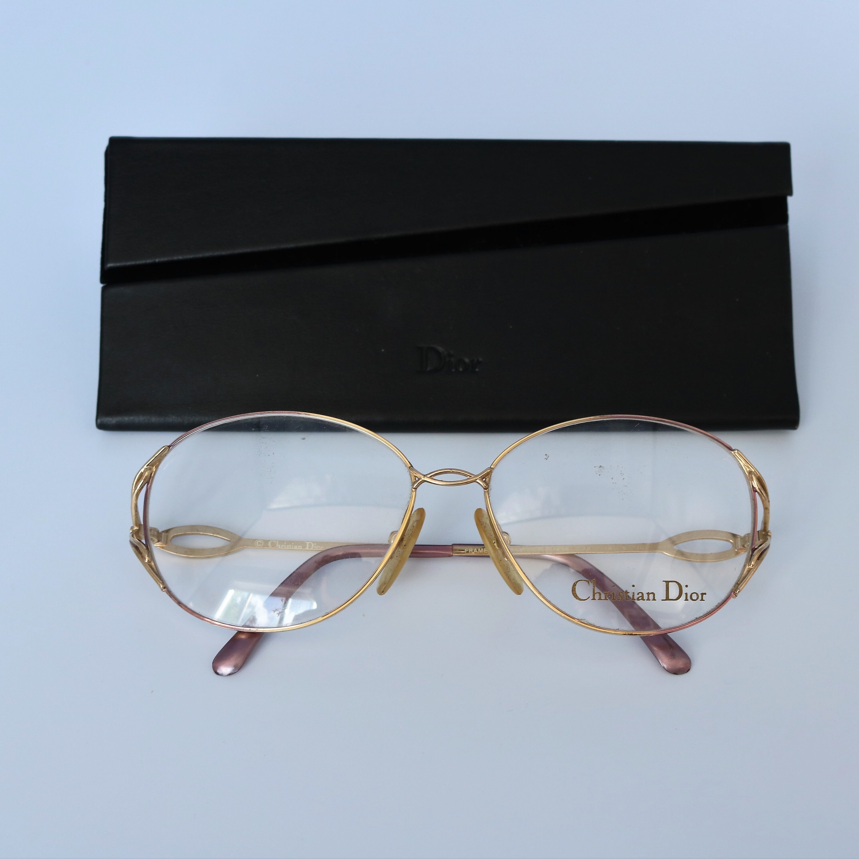 Dior sunglasses cheap gold frame