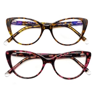 ZOOMe Blue Light Blocking Glasses - Valantina - Cat eye, Anti Eye Strain, Optical Quality Computer Woman&#39;s Frame, Sleep Better
