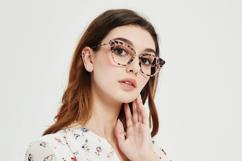 Zoome Blue Light Blocking Glasses Cat Eye Glasses for Women Optical Quality Computer Glasses