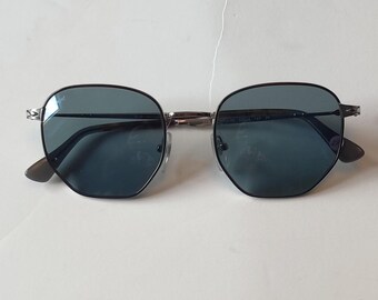 Persol Optical Sunglasses Brown with light blue tinted lens 2446S 1085/56 new with case
