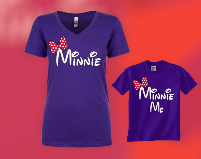Custom Disney Family T-Shirt, Matching Mickey and Minnie Tee