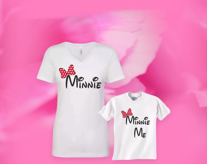 Custom Minnie Mouse Family Trip Shirts, Disney Matching Tees