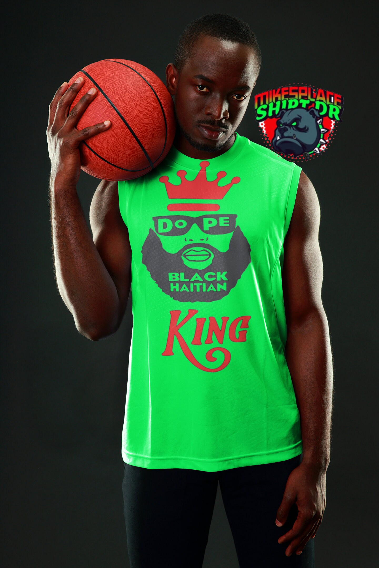 Dope Black Haitian King Custom T-shirt 