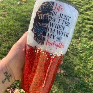 Fire Wife 30oz epoxy tumbler