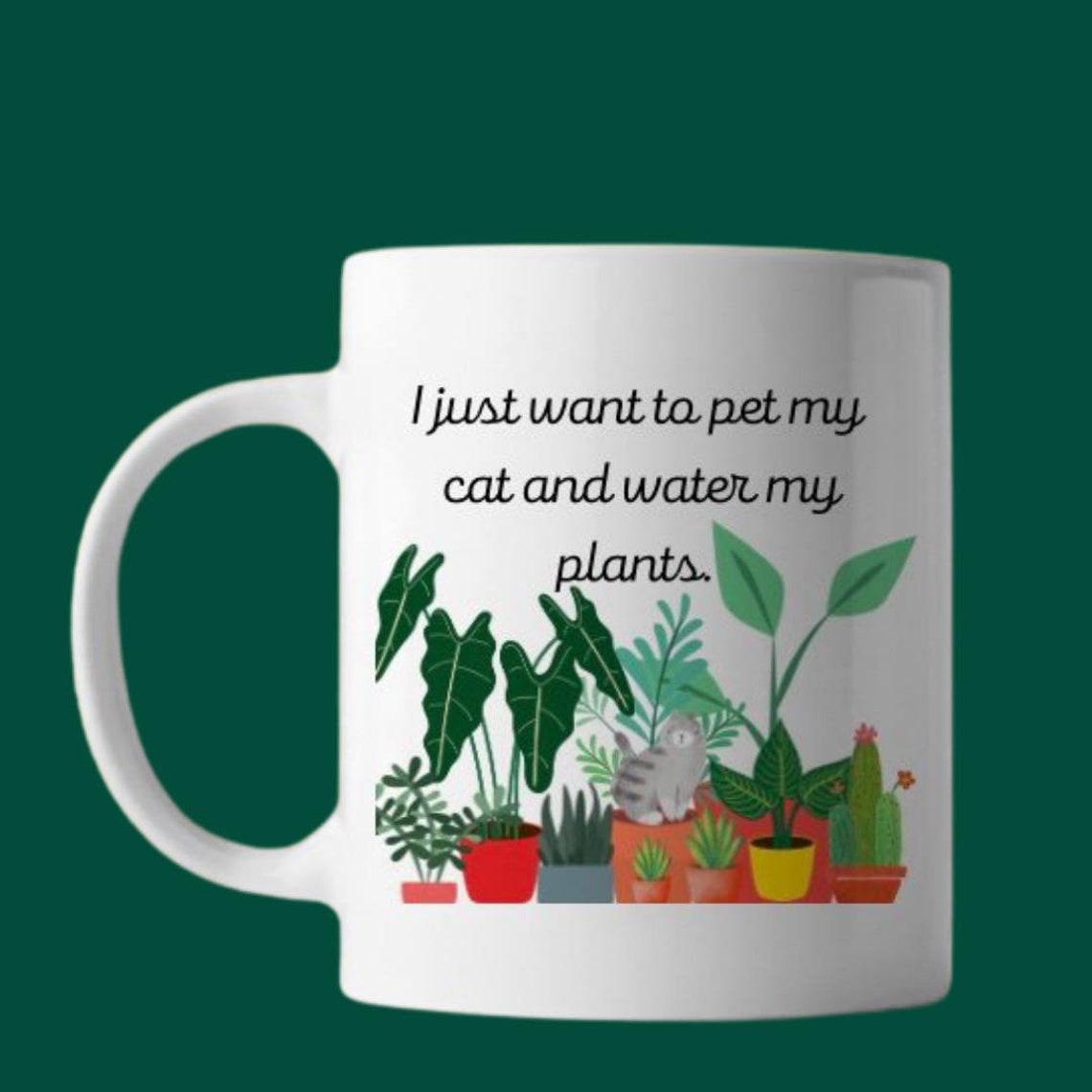 Cats and Plants Etsy
