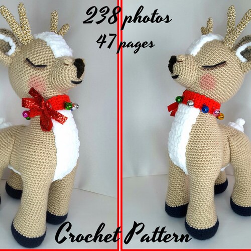 stuffed deer pattern