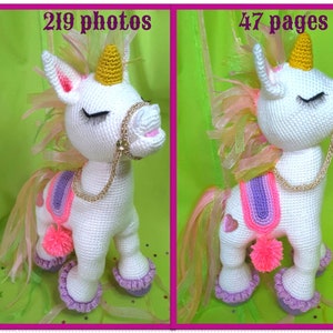 Crochet Toy Pattern, Crochet Unicorn Pattern, Amigurumi Pony DIY, Horse Tutorial, Stuffed Unicorn Making, Soft Horse Pattern, Soft Toy Gift