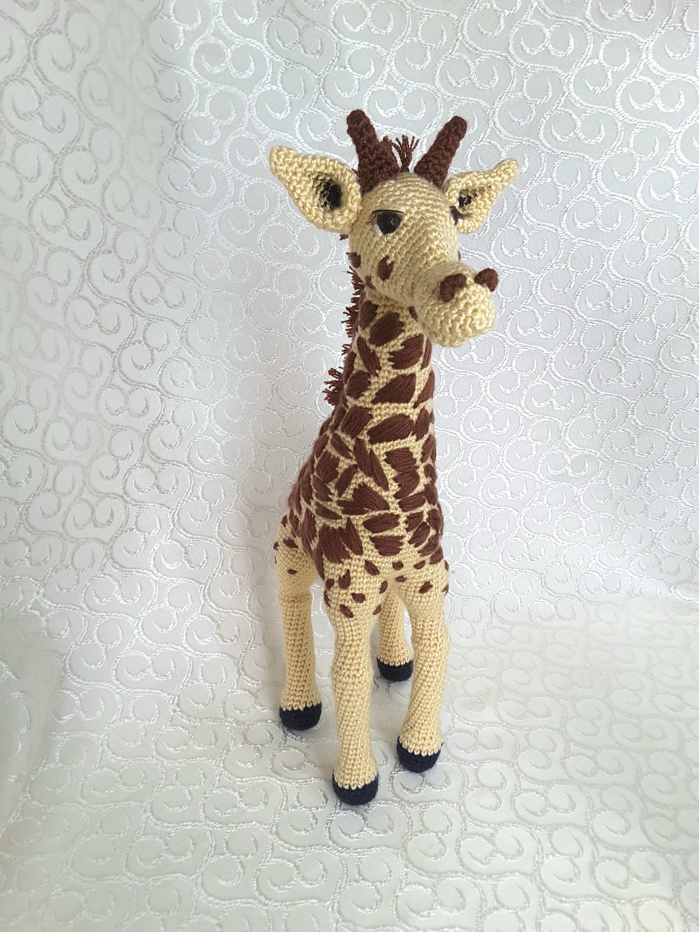Giraffe plush toy Crochet Giraffe Amigurumi soft Realistic | Etsy