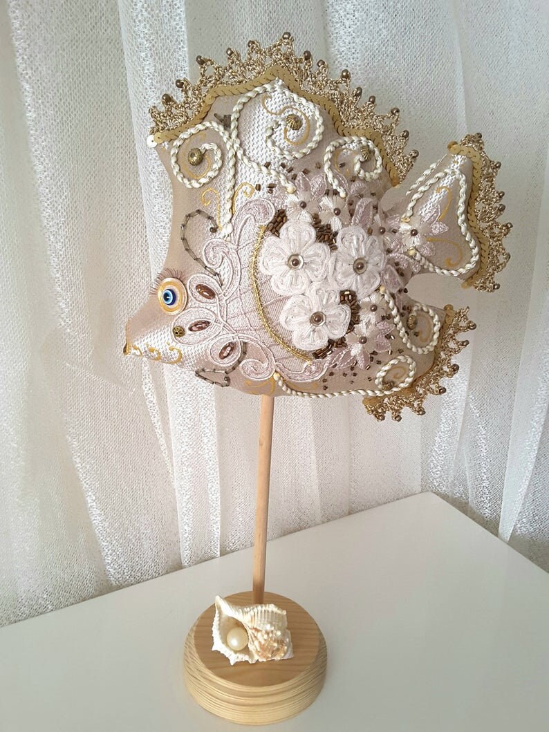 Standing fish home decoration Goldfish decor | Etsy