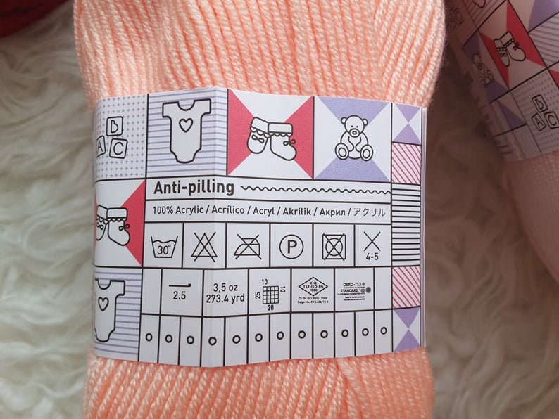 Acrylic Amigurumi yarn Knitting yarn Crochet yarn Soft toy Etsy