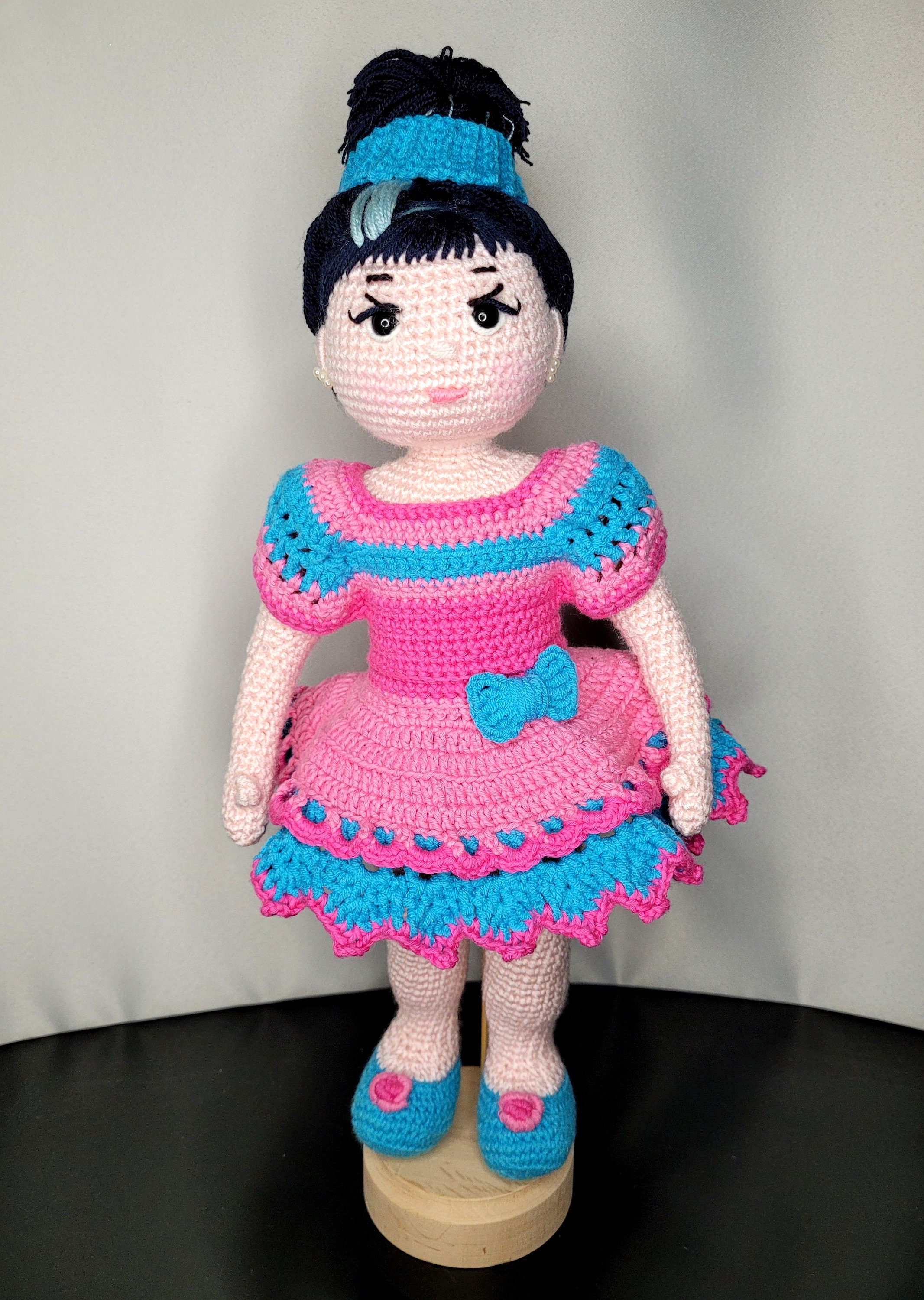 Crochet Doll Pattern Doll Dress Pattern Amigurumi Doll - Etsy