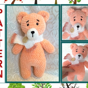 Eisbär Häkelanleitung - Amigurumi Teddy - Häkelanleitung - Amigurumi Spielzeug PDF - Kuscheltier Anleitung - Plüschtier