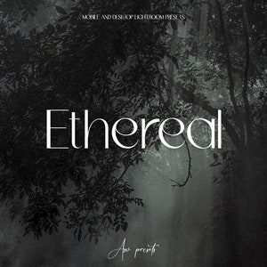 10 個の ETHEREAL ダーク マジカル フォレスト Lightroom プリセット