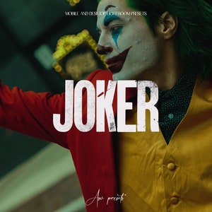 10 JOKER Movie Inspired Lightroom Presets