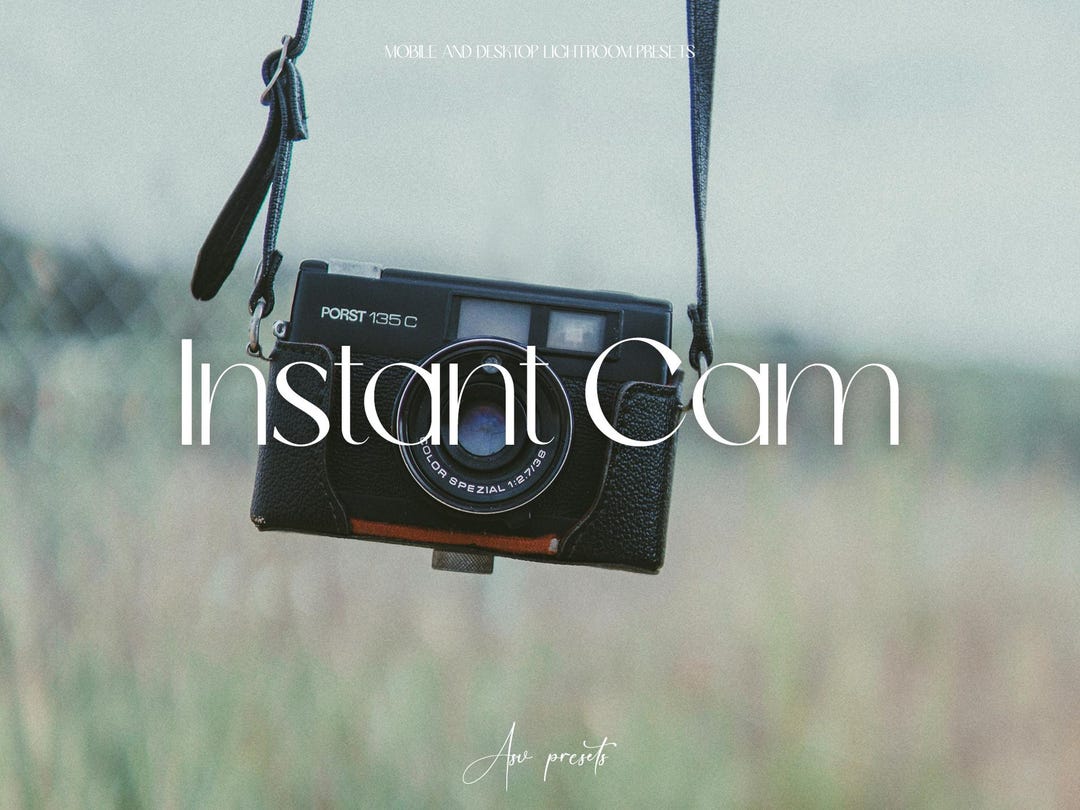 10 INSTANT CAM Lightroom Presets With Cool (cold) Analog Look - Etsy