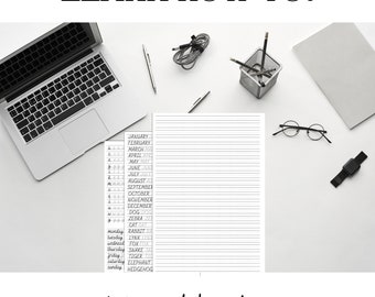 Druckbare Kalligraphie Übungsblätter, Kalligraphie Übungsblätter, Kalligraphie lernen, Handschrift Blätter, Kalligraphie