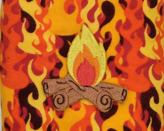 Campfire Embroidered Patch Iron On Sew On