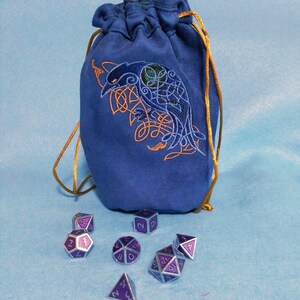 Celtic Majesty Raven Dice Bag