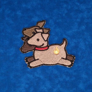 Cerberus Embroidered Patch, Iron On Sew On