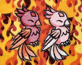 Charmed Phoenix Iron On Embroidered Patch