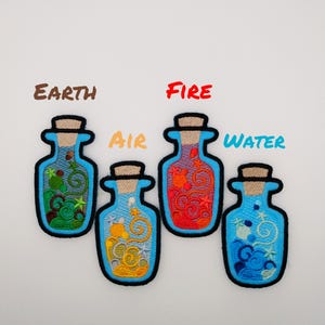 Magic Potion Bottle Iron On Patch Multiple Variations image 3