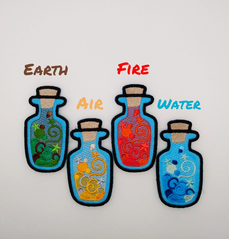 Magic Potion Bottle Iron On Patch Multiple Variations image 3