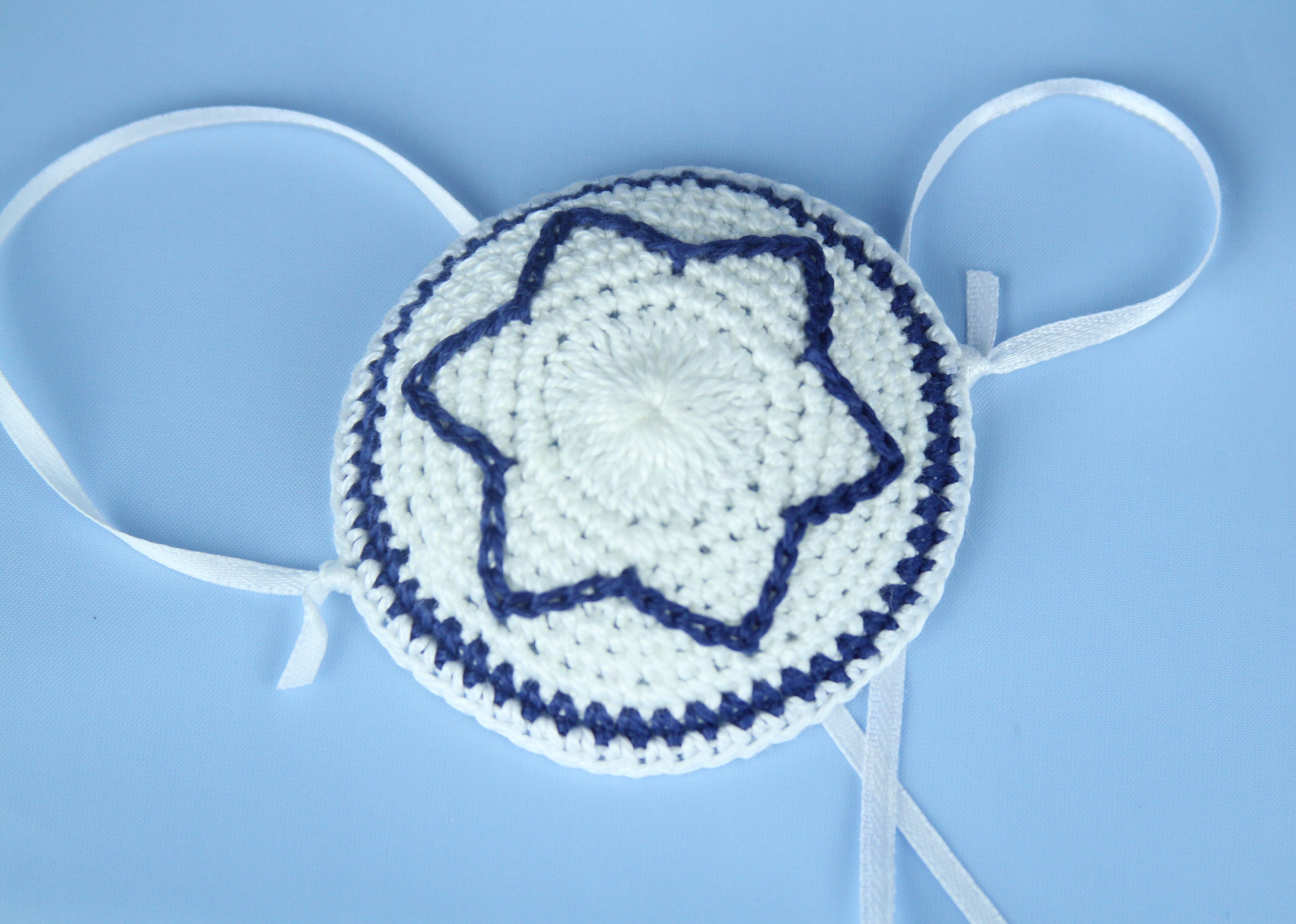 Handmade Crochet Star of David Baby Kippah Baby Bris Kippah Etsy