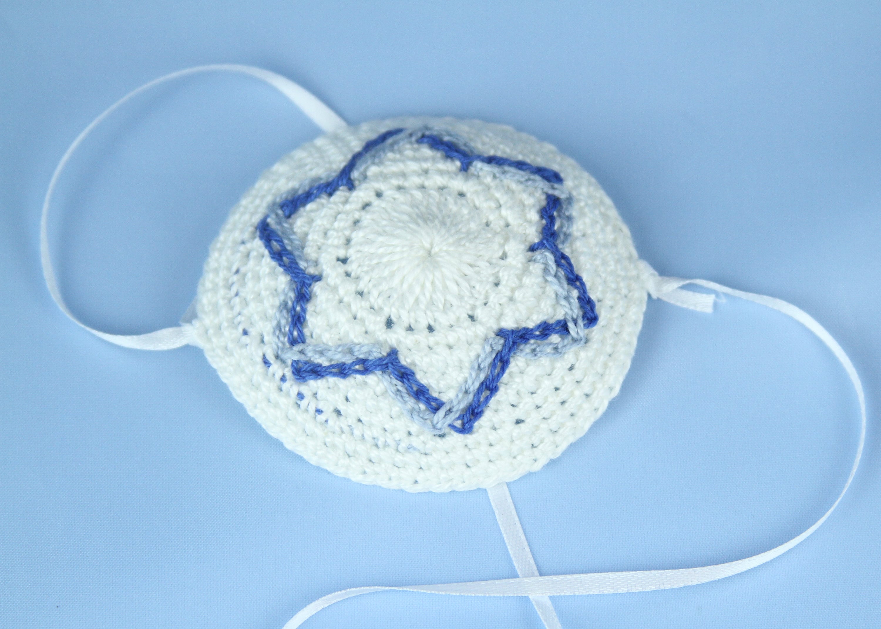 Handmade Crochet Star of David Baby Kippah Baby Bris Kippah Etsy