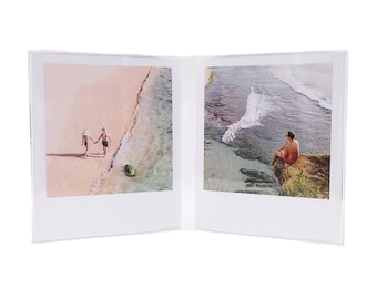 Polaroid Frame for One Step 2 Film, can display 2 photos for Polaroid OneStep+ & Polaroid Originals for Polaroid Film Size 4.2” x 3.5”