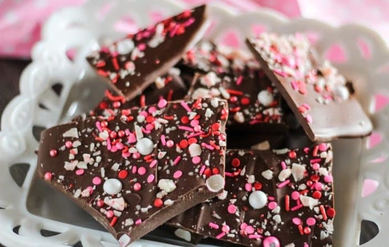 Valentines' Day Chocolate Candy Bark image 1