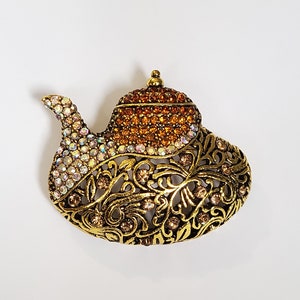 Teapot Brooch